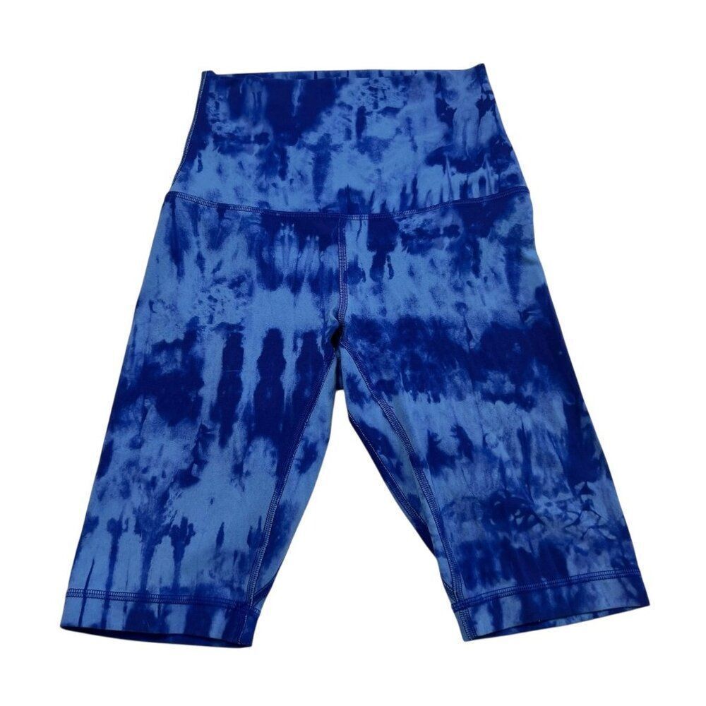 Lululemon Align Super High Rise Short 10" Inseam Game Day Blue Size 4